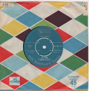 STEVE LAWRENCE in time*oh how you lied 1961 UK UNITED ARTISTS 7" 45 - Bild 1 von 4