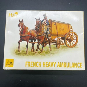 HaT French Heavy Ambulance 3 Plastic Figures 1/72 Scale #8104 NIB - Picture 1 of 14