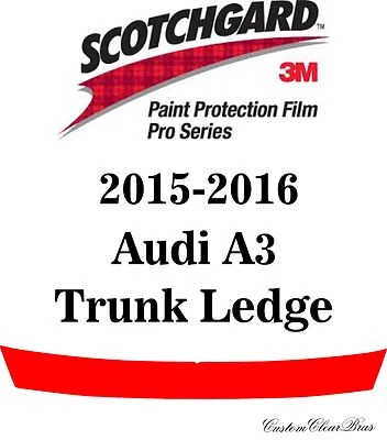 3M Scotchgard Paint Protection Film Pro Series Pre-Cut Clear 2015 2016 Audi A3 - Image 1 of 3
