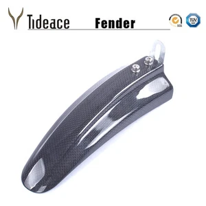 Full Carbon Fiber Bicycle Fender Front Rear Mudguard 3K Mountain Bike Mudflap - Picture 1 of 7