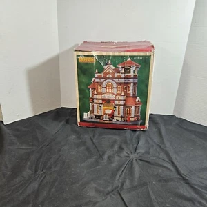 LEMAX Collection Eastside Fire Station Light Up Fire House Retired 2011 #15262 - Picture 1 of 24