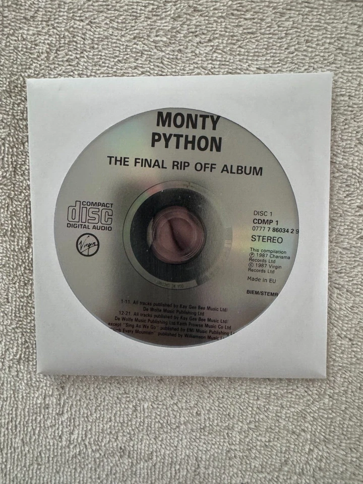 Monty Python: The Final Rip Off Album - TWO CD'S ONLY WITH JEWEL CASE INSERTS!! - Image 1 of 1