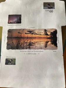 See Photo Scott UC65 Voyageurs National Park Postal Stationary Aerogramme Unused - Picture 1 of 3