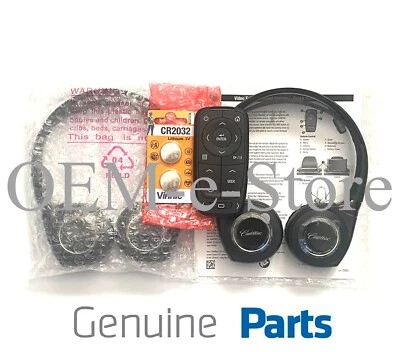 2016-2020 Cadillac CT6 Rear Seat DVD Entertainment 2 Headphones 1 Remote Control - Image 1 of 4