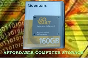 Quantum GoVault QRM160 Removable DATA Hard Disk Cartridge 160Gb T&V TH1040-011 - Bild 1 von 1
