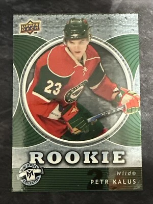 2007-08 Upper Deck Mini Jersey Collection Rookie 123 Petr Kalus Minnesota Wild - Image 1 of 2