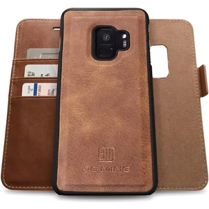Für Samsung Galaxy S20+ / S9+ Echt Leder Wallet Case mit RFID Schutz - Herren - Bild 1 von 13
