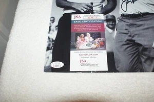 JACK NICKLAUS SIGNED VINTAGE B&W 11 X 14 PHOTO JSA PGA GOLF LEGEND ARNOLD PALMER - Picture 1 of 2
