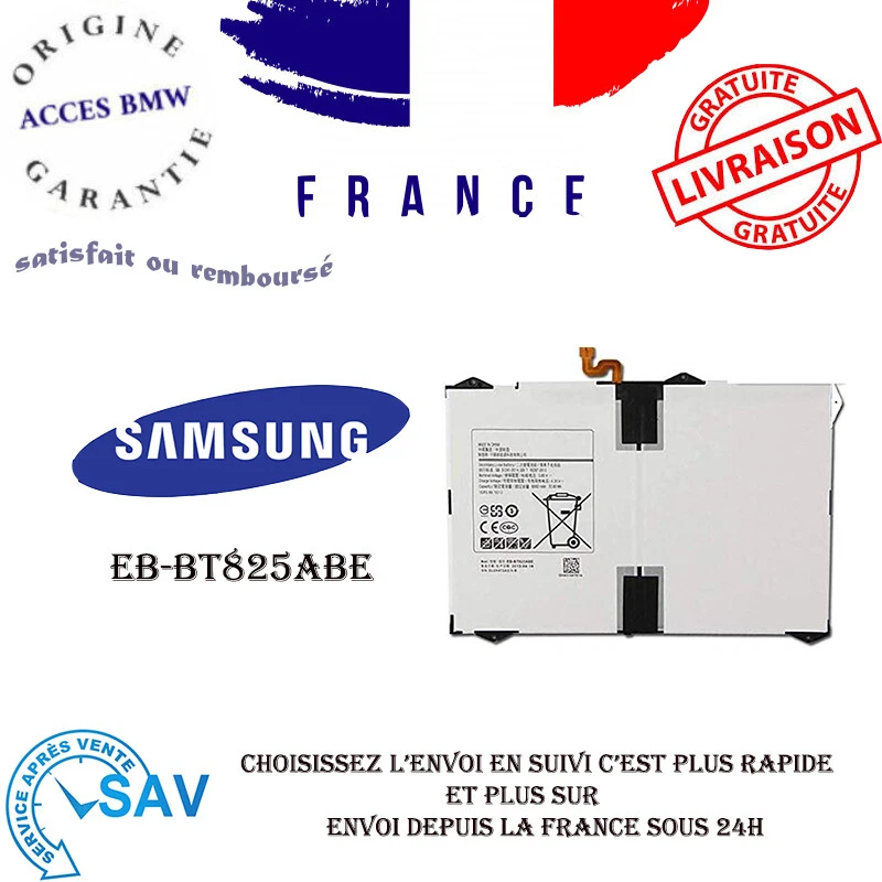 BATERIA ORIGINAL SAMSUNG EB-BT825ABE GALAXY TAB S3 9.7 SM-T820 SERIE 6000mAh OEM - Imagen 1 de 1