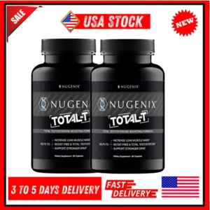 2PACK Nugenix Total-T Testosterone Booster 90 Capsules Free ship Expiry 12/2026 - Picture 1 of 6