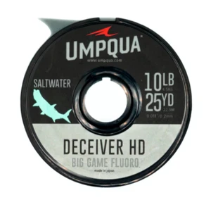 UMPQUA SALTWATER DECEIVER HD BIG GAME FLUORO 25 LB. 25 YD TIPPET FLUOROCARBON - Picture 1 of 1