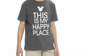 MAGLIA DISNEY TOPOLINO "QUESTO È IL MIO POSTO FELICE" NEONATO BAMBINO RAGAZZI 3T, 18 M - Foto 1 di 1