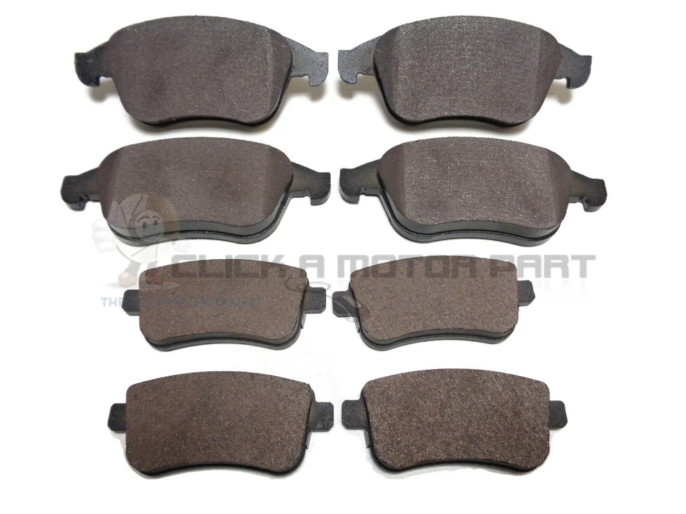 Renault Grand Scenic 09-15 Front & Rear Brake Pads (Electric Handbrake Only) — 第 1/1 张图片
