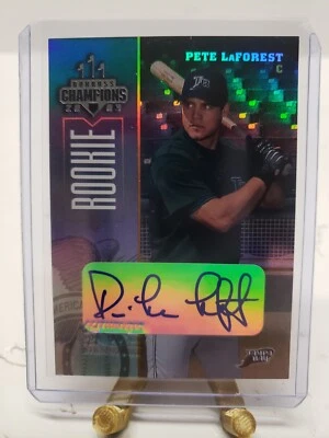 2003 Donruss Champions Signatures /500 Pete LaForest #287 Rookie Auto RC - Image 1 of 2