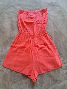 trägerloser Einteiler, Jumpsuit, Overall, H&M, orange, Größe 34, Nr. 5 - Bild 1 von 2