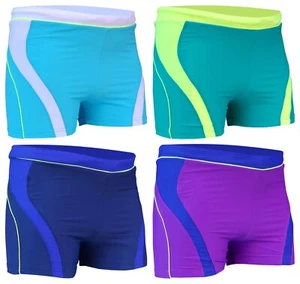 ACCLAIM Madrid Classic Fit Boxer Panelled Swimming Trunks Mens Nylon Lycra 2025 - Picture 1 of 29