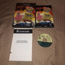EX CONDITION! SpongeBob SquarePants Movie Nintendo GameCube 2004 Tested Complete