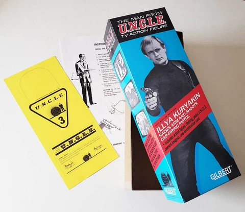 Man from UNCLE Illya Kuryakin Empty Box 12"  Action Figure 1965 type U.N.C.L.E Cover