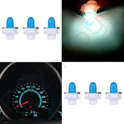 6 piezas azul hielo B8.4D tablero instrumentos indicador cuadro bombillas halógenas Foto 1 de 4
