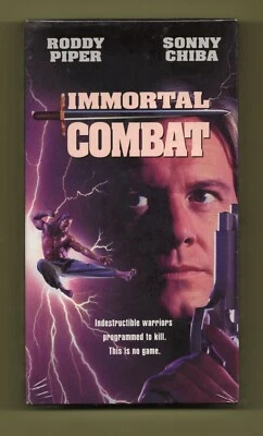 Immortal Combat VHS 1994 Roddy Piper Sonny Chiba APix Screener Promo New Sealed - Image 1 of 4
