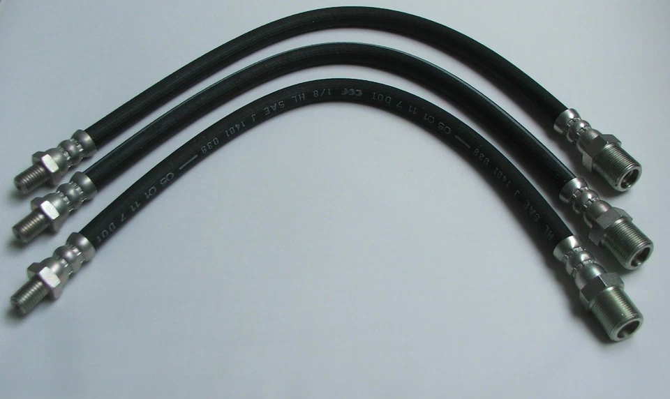 JUEGO DE MANGUERAS DE FRENO FLEXIBLES DELANTERAS Y TRASERAS HUMBER HAWK MKIII, IV & V 1948-54 PARA AUTOMÓVIL  Foto 1 de 1