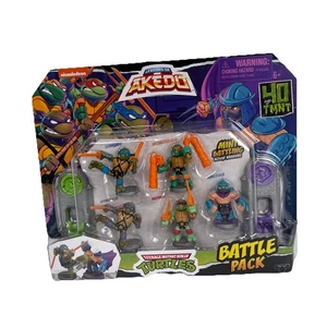 Teenage Mutant Ninja Turtles 40 Years AKEDO TMNT Battle Pack 2023 Nickelodeon - Picture 1 of 5