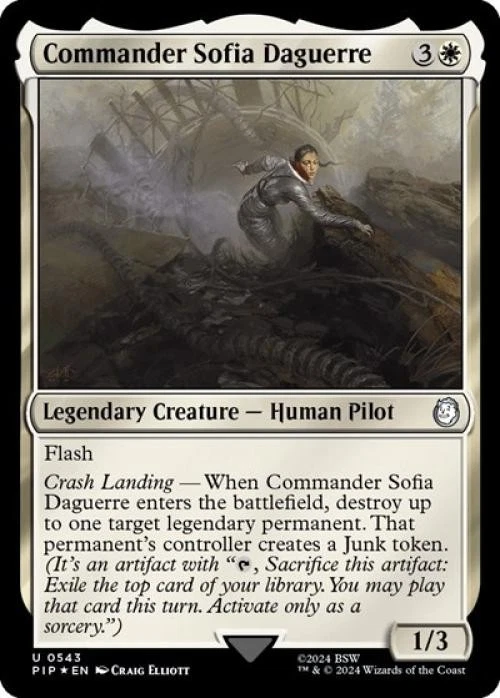 Commander Sofia Daguerre (Surge Foil) -Foil Near Mint MTG - Image 1 of 1