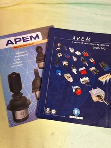 APEM Switches joysticks subminiature sealing boots 2000 Catalogue Catalog bundle - Picture 1 of 1