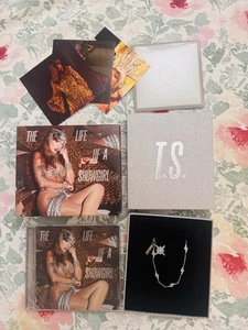 Taylor Swift The Life of a Showgirl TLOAS It's Beautiful Deluxe CD Bracelet - Picture 1 of 4