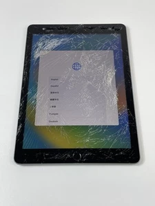 Apple iPad 5 32GB (Wi-Fi) A1822 Space Gray - Broken - Picture 1 of 8