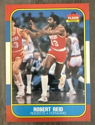 1986-87 Fleer Houston Rockets Robert Reid #90 - Image 1 of 2