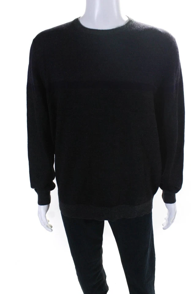 Club Room Men's Wool Blend Pullover Sweater Gray Purple Size L - Image 1 of 4