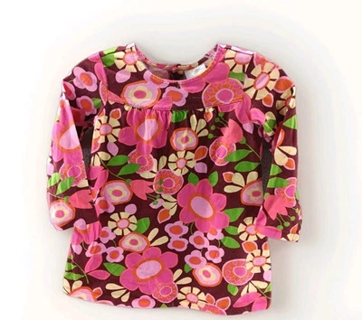 Vestido Hanna Andersson Estampado Floral Talla 110 EE. UU. Talla 5 Cottagecore School Nuevo sin Etiquetas  Foto 1 de 4