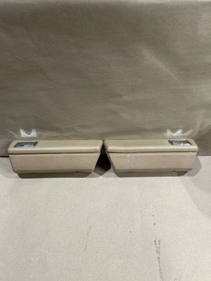 1977-1985 Chevrolet Caprice DELTA 88 Rear Side Arm Rest Pads 2 Door Only TAN OEM - Image 1 of 4