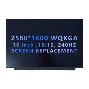 16.0" LCD LED Screen B160QAN02.Z For Dell X16 R1 QHD lcd panel NO-touch - Picture 1 of 10