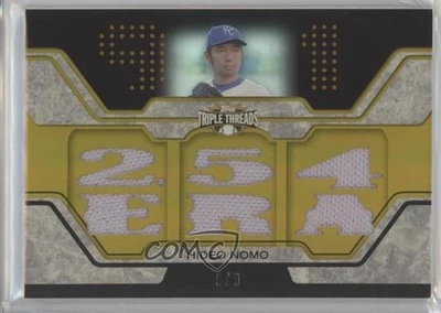 2008 Topps Triple Threads Relics Gold /9 Hideo Nomo #TTR-43 - Image 1 of 2