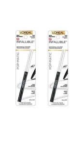 Pack of 2 L'Oreal Infallible Pop-Matic Mechanical Eyeliner, Bright White 519 - Picture 1 of 1