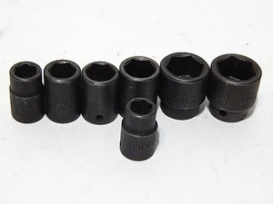 MAC TOOLS 3/8 UNIDADES TOMAS DE IMPACTO MÉTRICAS POCO PROFUNDAS 6 PUNTOS - Imagen 1 de 1