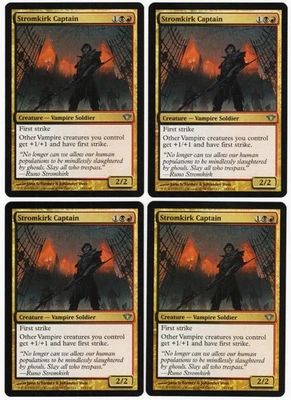 Stromkirk Captain x4 4x 2012 Dark Ascension PLAYSET Unc Creature MTG NM AZ1 - Image 1 of 2