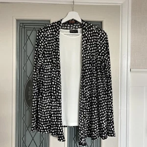 Anna rose Ladies Vest over Blouson Blouse Top Wedding Size 14 medium - Picture 1 of 5