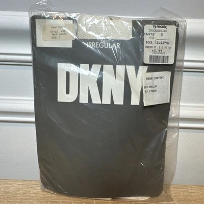 Pantimedias de malla blancas DKNY de colección nuevas talla 3 #498 nuevas con etiquetas Foto 1 de 4