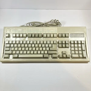 Vintage Keytronic E03601QL Keyboard Untested With Cover - Picture 1 of 11