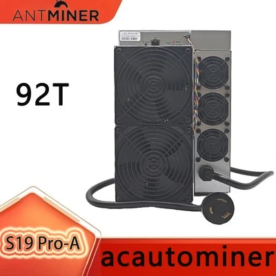 Bitmain Antminer S19 Pro-A 92T BTC Bitcoin Miner Machine Asic Miner - Image 1 of 4