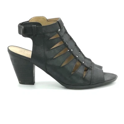 Naturalizer Shoes Womens Sandals Talon Caged Heeled Black Pumps Slingback 9 - Image 1 of 4