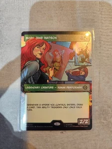 Mary Jane Watson Borderless Art 0229 Marvel's Spider-Man SPM NM MTG Foil - Bild 1 von 2