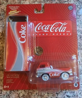 JOHNNY LIGHTNING COCA-COLA '05 W/TIN 1968 DODGE A-100 WHITE LIGHTNING - Image 1 of 4