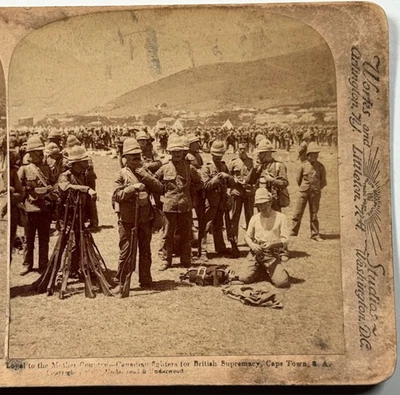 Leal a la Madre Patria - Luchadores canadienses por la supremacía británica Stereoview Foto 1 de 4