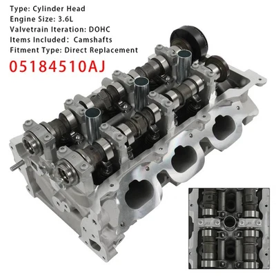 Brand New Right Side Cylinder Head 05184510AJ For Dodge Chrysler Jeep 3.6L A6 - Image 1 of 4