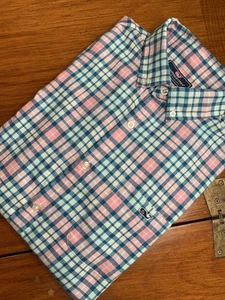 Vineyard Vines Performance Slim Fit Tucker Shirt Men’s Medium Plaid Flannel - Picture 1 of 5
