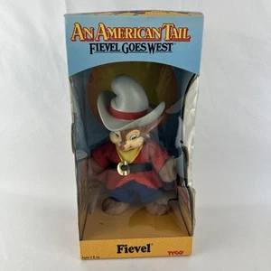 Fievel Goes West An American Tail 1991 Vintage TYCO Vinyl Face NOS BOX DAMAGE - Picture 1 of 9